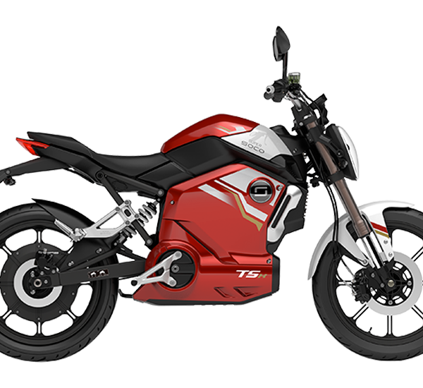 moto électrique super SOCO modèle TSx rouge